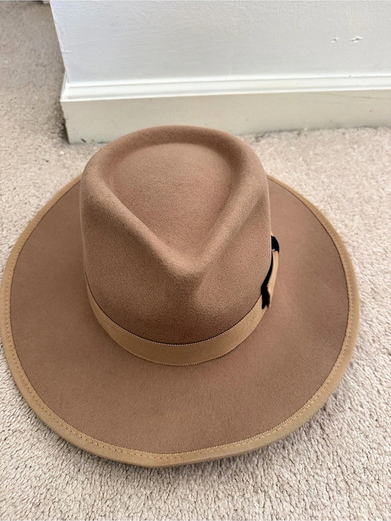 Btb Los Angeles Accessories - btb Wide Brim Fedora in Brown NWT